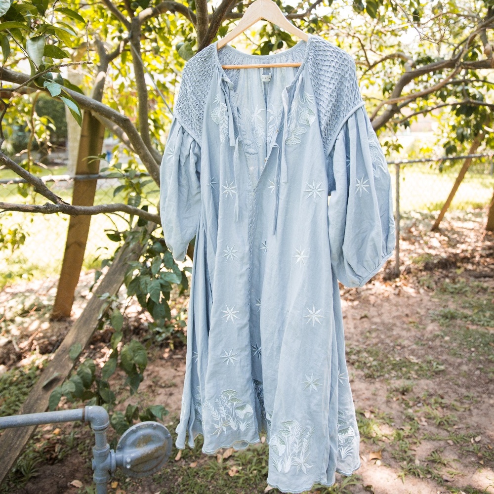 Innika Choo - Hugh Jesmök Grey Midi Smock